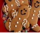 Gingerbread adam, kurabiye ya da bisküvi gingerbread yapılmış